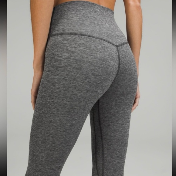lululemon womens size 4 grey leggings - Picture 2 of 7